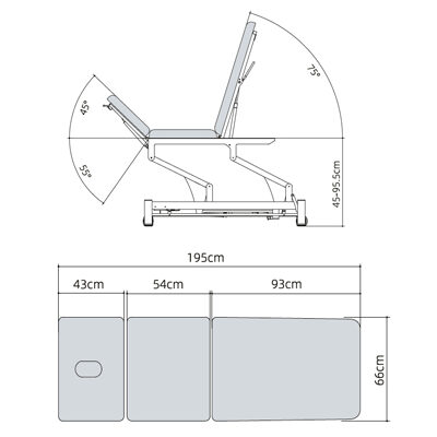 Alternative view of Camilla PRIM Ã‰LITE 3C HidrÃ¡ulica gris