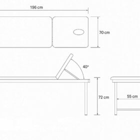 Medidas Camilla MetÃ¡lica Prim