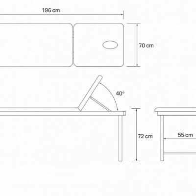 Medidas Camilla MetÃ¡lica Prim