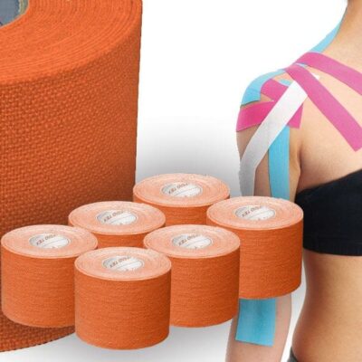PRIMTAPE 5CMX5M. NARANJA- PACK DE 6
